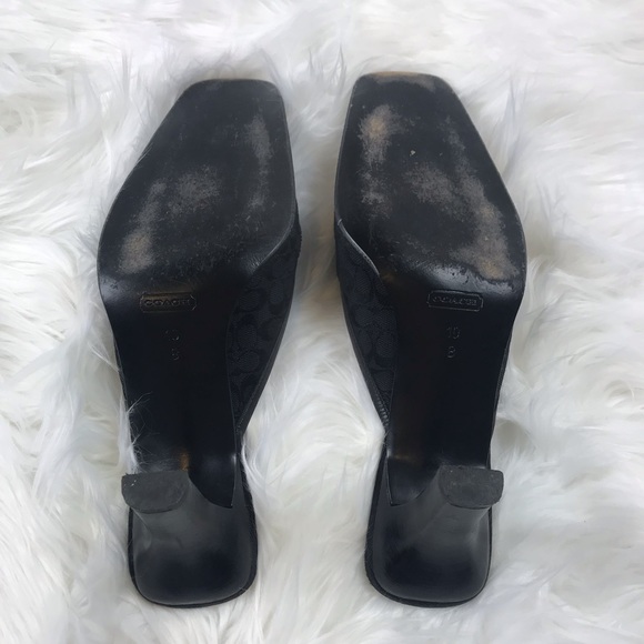 Coach Black Mules - Picture 5 of 5